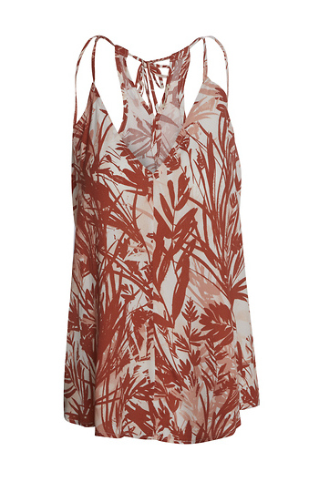 Printed Tie Back Cami Slide 1
