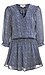 Smocked Waist Animal Print Mini Dress Thumb 1