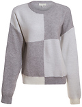 Color Block Pullover Sweater