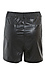 High Rise Faux Leather Shorts Thumb 2
