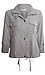 Peach Skin Crop Utility Jacket Thumb 1