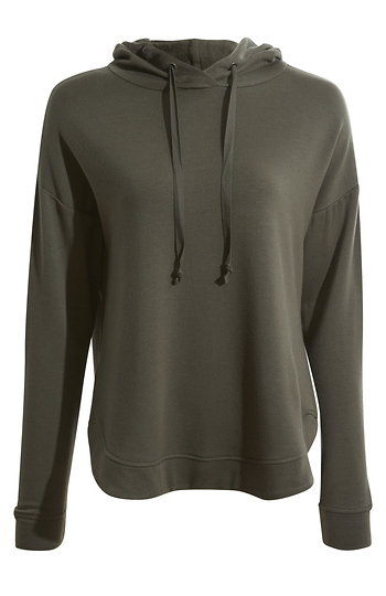 Super Soft Shirttail Hem Hoodie Slide 1