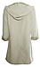 Long Hooded Peach Skin Jacket Thumb 2