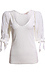 Short Puff Sleeve Contrast Top Thumb 1