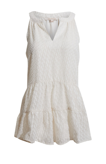 Swiss Dot Ruffle Top Slide 1