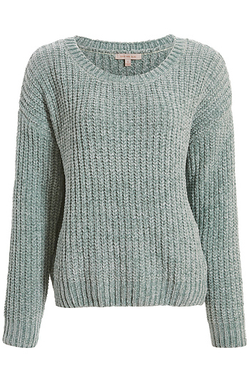 Chenille Knit Sweater Slide 1