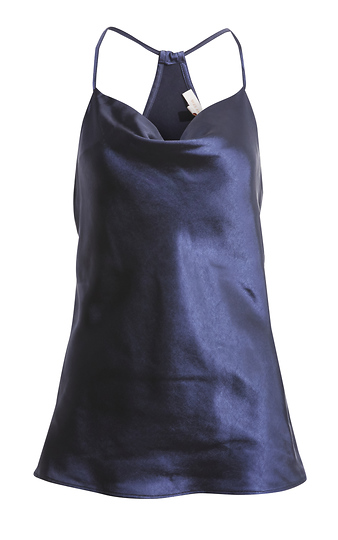 Skies are Blue Cowl Neck Tank Top Slide 1