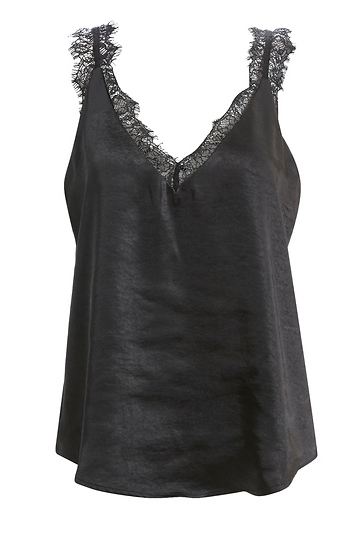 Lace Trim Cami Slide 1