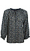 Floral Print Split Neck Top Thumb 1