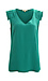 Skies are Blue Pleated Shoulder Blouse Thumb 1