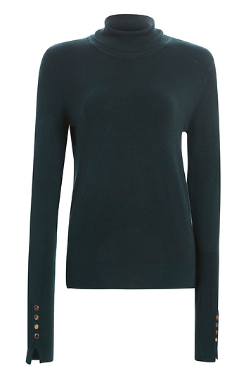 Turtleneck Long Sleeve Sweater Slide 1