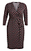 Printed Wrap Dress Thumb 1