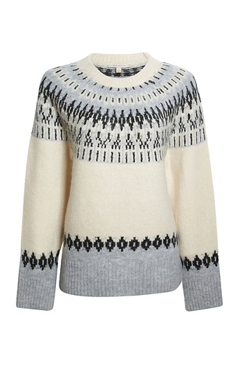 Knit Pattern Sweater Slide 1