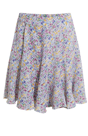 Floral mini skirt xs online