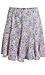 Skies are Blue Floral Print Mini Skirt Thumb 1