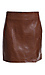 Animal Embossed Faux Leather Skirt Thumb 1