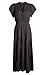 Smocked Split Neck Dress Thumb 1