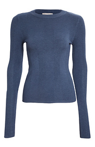 Textured Long Sleeve Knit Top Slide 1