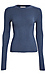 Textured Long Sleeve Knit Top Thumb 1
