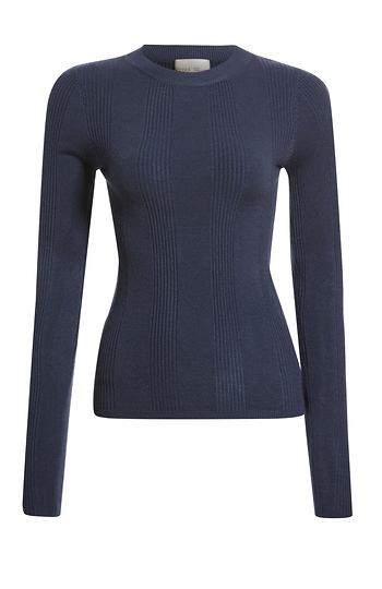 Ribbed Knit Top Slide 1