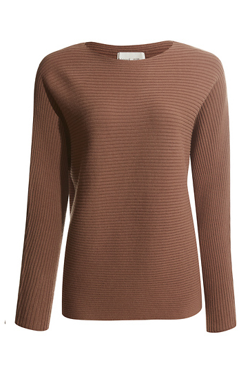 Ottoman Ribbed Boatneck Sweater Slide 1