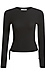 Long Sleeve Shirred Top Thumb 1