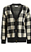Plaid Button Front Cardigan Thumb 1