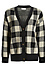 Plaid Button Front Cardigan Thumb 1