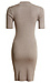 Mock Neck Short Sleeve Knit Dress Thumb 2