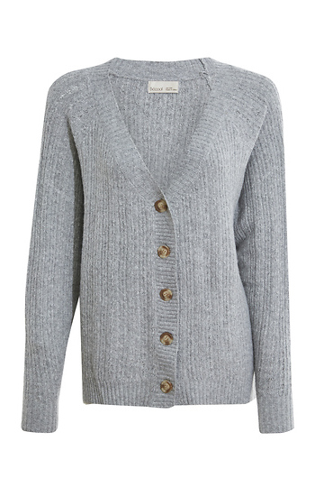Relaxed Knit Cardigan Slide 1