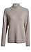 Mock Neck Ribbed Pullover Thumb 1