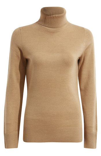 French Connection Fitted Turtleneck Top Slide 1