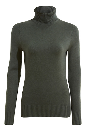 French Connection Fitted Turtleneck Top Slide 1