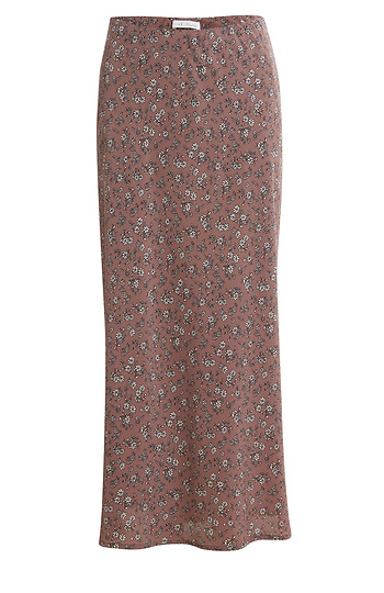 Floral Slip Skirt Slide 1