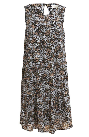 Floral Printed Tiered Dress Slide 1