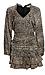 Animal Print Tiered Dress Thumb 1