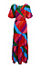 Skies are Blue Multicolor Tiered Maxi Dress Thumb 1
