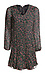 Floral Print Pleated Chiffon Dress Thumb 1