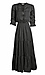 Split Neck Ruffled Tiered Maxi Dress Thumb 1