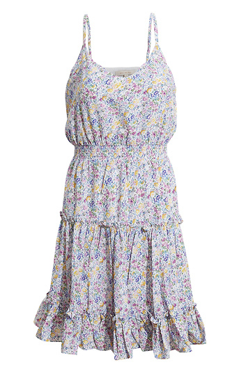 Floral Print Sleeveless Dress Slide 1