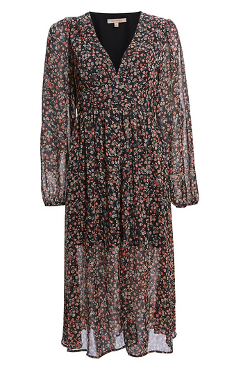 Floral Print Midi Dress Slide 1