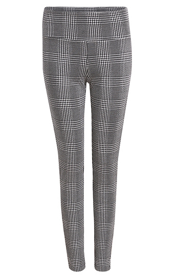 High Waisted Plaid Leggings Slide 1