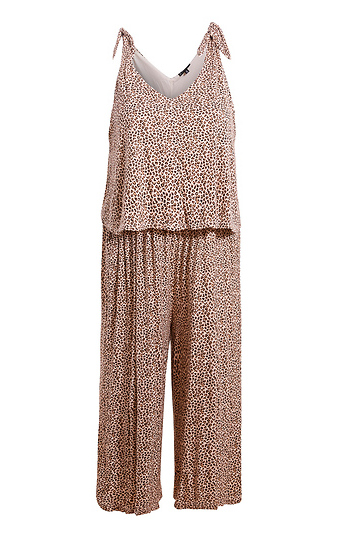 Animal Print Jumpsuit Slide 1