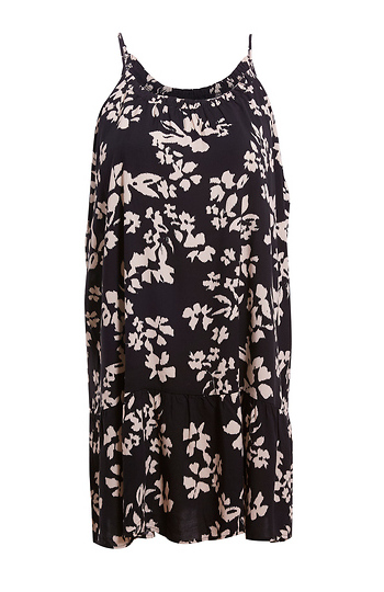 Sleeveless Floral Dress Slide 1
