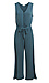 Surplice Knit Jumpsuit Thumb 1