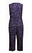 Surplice Tie Printed Jumpsuit Thumb 2