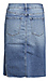 Button Fly Frayed Hem Denim Skirt Thumb 2