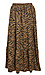 Animal Print Tiered Midi Skirt Thumb 1