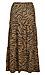 Animal Print Tiered Midi Skirt Thumb 2