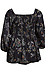 Floral Print Smocked Top Thumb 2